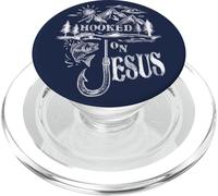 Hooked on Jesus Christ Faith Hope Love Religious PopSockets PopGrip for MagSafe