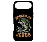 Hooked On Jesus Funny Pun Christian Faith Fishing Lover Case for iPhone Air
