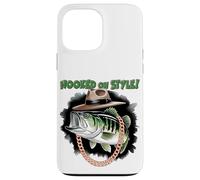 Hooked On Style Fashion Fishing Fisherman - Hip Bass Angler Case for iPhone 13 Pro Max