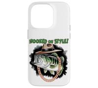 Hooked On Style Fashion Fishing Fisherman - Hip Bass Angler Case for iPhone 14 Pro