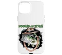 Hooked On Style Fashion Fishing Fisherman - Hip Bass Angler Case for iPhone 15 Plus