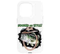 Hooked On Style Fashion Fishing Fisherman - Hip Bass Angler Case for iPhone 15 Pro