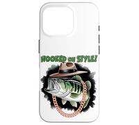 Hooked On Style Fashion Fishing Fisherman - Hip Bass Angler Case for iPhone 16 Pro