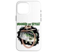 Hooked On Style Fashion Fishing Fisherman - Hip Bass Angler Case for iPhone 16 Pro Max