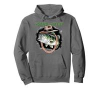 Hooked On Style Fashion Fishing Fisherman - Hip Bass Angler Pullover Hoodie