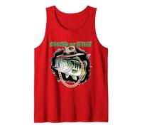 Hooked On Style Fashion Fishing Fisherman - Hip Bass Angler Tank Top