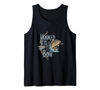 Hooked On The Bow Carp Fishing Archer Tank Top