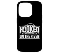 Hooked On The River Fly Fishing Trout Angler Case for iPhone 14 Pro
