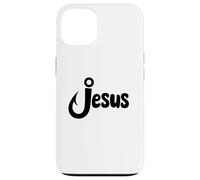 Hooked To Jesus Funny Christian Fishing I Love Jesus Christ Case for iPhone 13