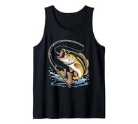 Hooking A Large Mouth Bass Tank Top