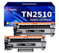Hookink 2Black TN2510 Toner Cartridge Compatible with Brother TN2510 | for HL-L2400DW HL-L2400DWE HL-L2445DW DCP-L2627DWXL DCP-L2620DW MFC-L2860DWE MFC-L2800DW MFC-L2835DW MFC-L2827DWXL