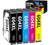 Hookink 604XL Ink Cartridges Multipack - Compatible with Epson 604XL Ink for Expression Home XP 2200/2205/3200/3205/4200/4205 Workforce WF-2910DWF/2930DWF/2935DWF/2950DWF