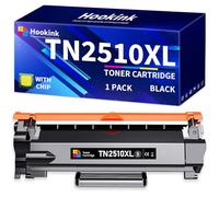 Hookink TN2510 TN-2510XL Black Toner Compatible for Brother TN2510XL | TN2510XL Compatible for DCP-L2627DWE HL-L2400DWE DCP-L2665DW MFC-L2835DW DCP-L2660DW MFC-L2800DW MFC-L2835DW (2-Black)