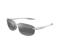 Maui Jim - Hookipa Ultra Asian Fit Metal Matte Silver Neutral Grey MauiUltra - Sunglasses