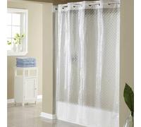 Hookless Hangs in Seconds EVA Shower Curtain (Clear Diamond)