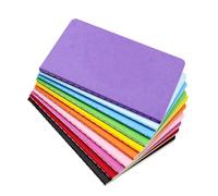 HookpyTee 10Pcs A6 Notebooks 60 Pages Each Rainbow Colorful Lined Notepad Multipack Notebook for Students Writing Memos Diary Traveler Supplies Making Plans 14×9cm (TEN)