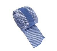 Hooks and Loop Tape for Pants, Adjustable Trouser Length Fixer, Iron On Hemming Tape, No Sewing Cuff Shortener, Permanent Fabric Sticky Tape, 1 m x 2.5 cm,(Blue)