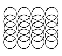 Hooks Clips for Drapes, 100Pcs Open 50mm Round Rings Shower Curtain Clips Metal