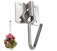 Hooks For Outdoor String Light - 10.9x5.5cm | Outdoor String Lights Clip | Śtring Lights Hanger Hook | Stainless Štring Light Hangers | Fo.r Plant Wreath Picture Decoration Door Window Patio Porch Sho