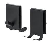 Hooks for Shower Door Stainless Steel Shower Screen Hook with Sponge Pads Hooks for Shower Cubicle for Glass Thicknesses of 4-10 mm for Bathroom 2PCS