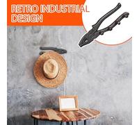 Hooks For Wall - Cast Iron Plier Shape Vintage Hat Hanger, Heavy-Duty Rustic Wall Mounted Hook | Home Decor Organizer Rack, DIY Enthusiasts, Mechanics, Woodworkers, Garage, Workshop, Handymen, Farmers