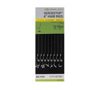 Hooks Korum big fish braided hair rigs 6 barbless (x8) Gris 12