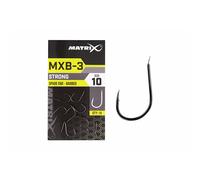 Matrix MXB-3 Size 10 Barbed Spade End Black Nickel Super Sharp Strong Wide Gape Hooks perfect for Bigger Baits