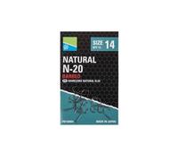 Hooks Preston NATURAL N-20 Size 14 (x15) Grey One size
