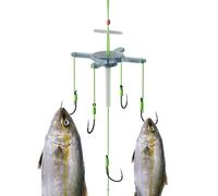 Hooks,Six Claw Bait Hooks | Easy to Handle Six Hooks for Beginners in Lake River Pond Boats