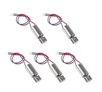 Hookurity 5pcs DC Vibrating Vibration Coreless Motor 1.5V 3V 12000RPM 6x10/12/14mm Small Electric Motors 2 Wires(5pcs 6x14mm)