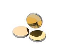 Hookurity co2 laser silicone mirrors Co2 Lasering Si Mo Reflective Mirrors for Lasering Engraver Gold-Plated Silicon Reflector Lenses Diameter 20mm 25mm T3mm(Si Mirror 3Pcs,25mm)