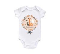 Hoolaroo My First Personalised Halloween Pumpkin Baby Grow Bodysuit 1st Halloween Outfit 2026 Cotton BabyGrow Vest Girl Boy Unisex Gift Name 0-3 Months