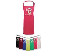 Hoolaroo Personalised Kids Baking Apron for Girls Unicorn Design, Customisable Children's Cooking Apron Age 2-7 Gift - Purple