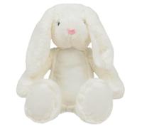 Hoolaroo Personalised Teddy Bear Bunny Eucalyptus Cream Design Any Text Name Gift Present For Girls Baby Wedding Birthday 23cm