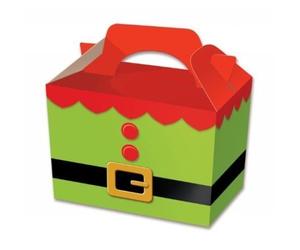 Hoolaroo VIP Elf Christmas Lunch Treat Boxes x10 PACK xmas eve party box