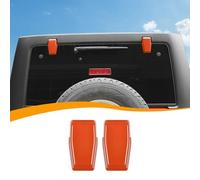 Hoolcar Rear Window Hinge Cover Liftgate Glass Hinge Cover for 2007-2017 Jeep Wrangler JK JKU Hardtop, Orange