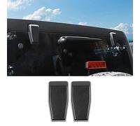 Hoolcar Rear Window Hinge Cover Liftgate Glass Hinge Cover for 2007-2017 Jeep Wrangler JK JKU Hardtop, Black