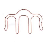 Hooleey 2 soportes para páginas de música con clip para libros, instrumentos musicales, soportes de música ligeros de hierro tipo M para atriles de partituras, pianos, lectura de libros (Rose Gold)