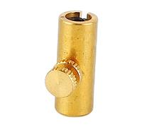 Hooleey Cello Wolf Tone Eliminator Metal Professional Cello String Mute Tube Accessory (Gold)