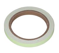 Hooleey Glow in The Dark Tape 10m Length - Hard Light Charging Under UV Black Light Fluorescent Tape for SmoothWalls Stairs (Green)