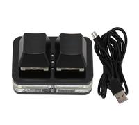 HOOLEEY USB 2 Key Mini Keypad Custom RGB LED Backlight Macro Programming Keyboard for Windows for OS X for Linux (Black)