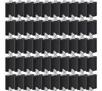 Hoolerry 50 Pcs Hip Flasks for Liquor for Men 8 oz Stainless Steel Flask Pack Liquor Flask with 50 Funnels Leak Proof Whiskey Flask Black Flask for Wedding Party Groomsman Bridesmaid Birthdays Gift