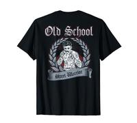 Hooligan Ultras "Old School Street Warrior" Boxer Back Print T-Shirt
