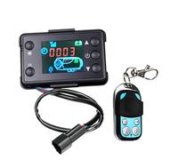 HOOLRZI 12V 24V Programmable Timer Parking Heater Controller with High Resolution Display and 4 Button Remote 2kw 5kw 8kw Motorhome Truck Heating Systems Control Module