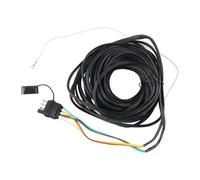HOOLRZI 4 Circuit 5 Wire Trailer Wiring Extension 26Ft Braided Nylon Coated Color Wires Simple Plugs and Play Setup