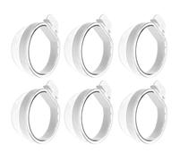 HOOLRZI 6 Piece Parrot Feeding Cup Food Water Bowl Dispenser For Budgerigars Lovebirds Compacts Bird Cage Essential Accessories Multifunctional Bird Water Food Dish