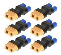 HOOLRZI 6Pcs to EC5 Connectors Adapters Alloy Materials Secure Connection for Toy Power Adapters