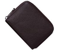 HOOLRZI 9Slots RFIDS Blocking Credit Card Wallet Pu Leather Cases Holder Zippers Buniess Organizers Accordion Wallet Rfids Blocking Credit Card Wallet