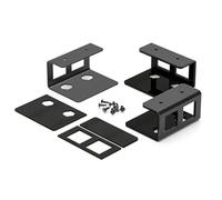 HOOLRZI Adjustable Laptop Stand For Desk Space Saving Under Desk Notebook Holder Mount For Keyboards And Routers