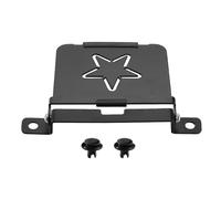 HOOLRZI Adjustable Rear Cargo Rack Bike Trunk Frame for Motorcycles Aluminum Alloy Frame Easy Assembly Luggage Rack Black